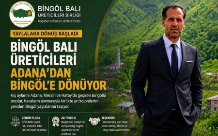 Bingöl Balı Üreticileri Yaylalara Dönüş Yolunda
